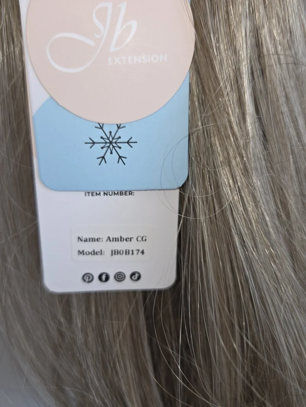 JBEXTENSION - AMBER CHAMPAGNE GOLD - Pre-Cut Arc Snowflake Lace